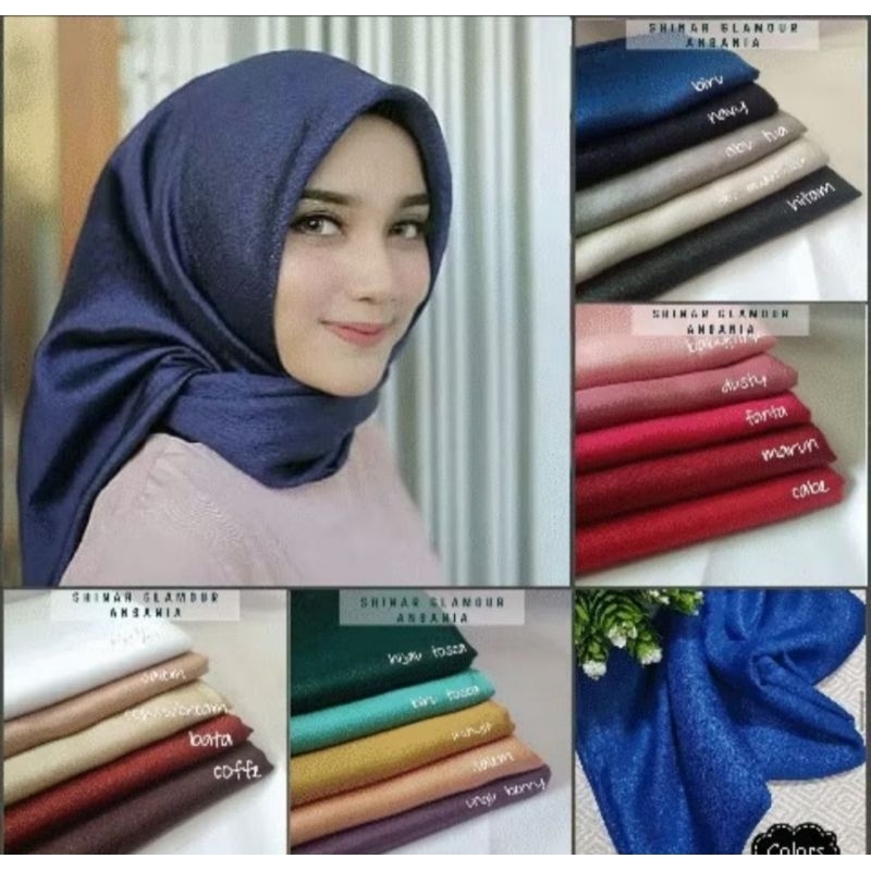 ANSANIA SHINAR GLAMOUR kerudung mewah termurah