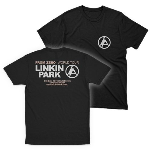 KAOS BAND LINKIN PARK - LINKIN PARK - FROM ZERO WORLD TOUR JAKARTA - TSHIRT LINKIN PARK