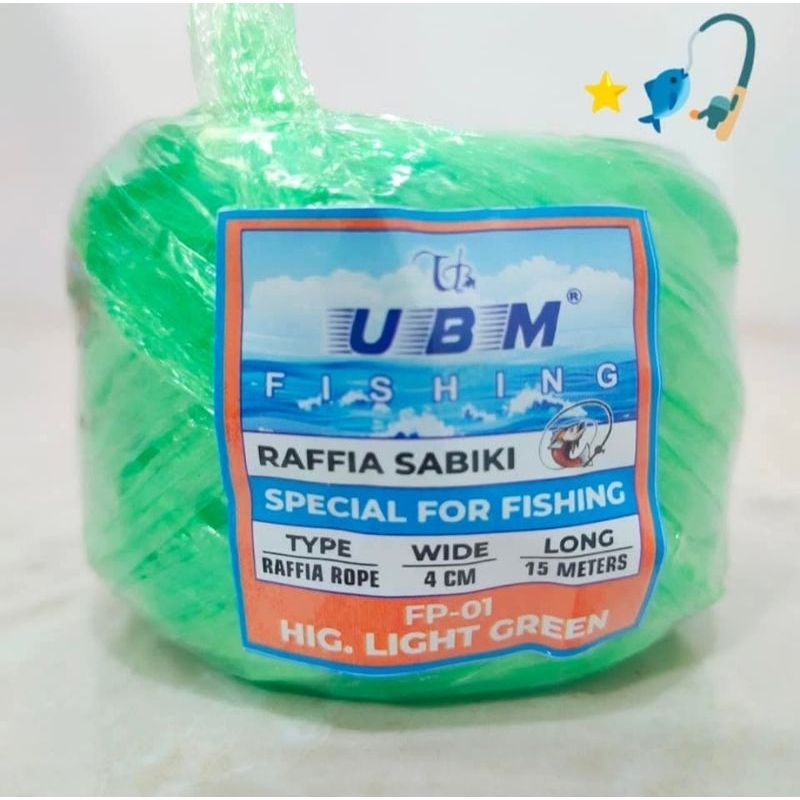 Tali Rafia Cap UBM Rafia terlaris umpan ikan umpan sabiki tali rafia bangka tali rafia umpan ikan um
