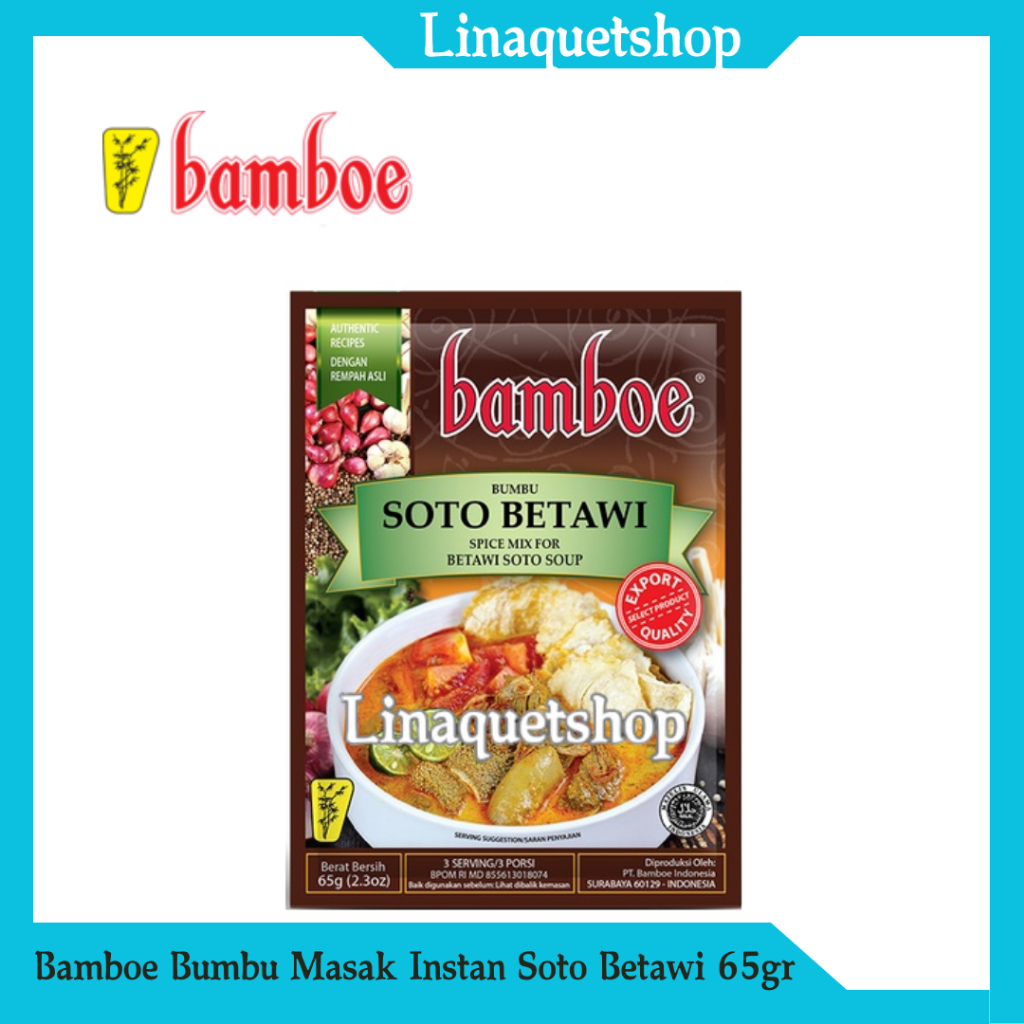 

BAMBOE Bumbu Masak Instan Soto Betawi 65gr