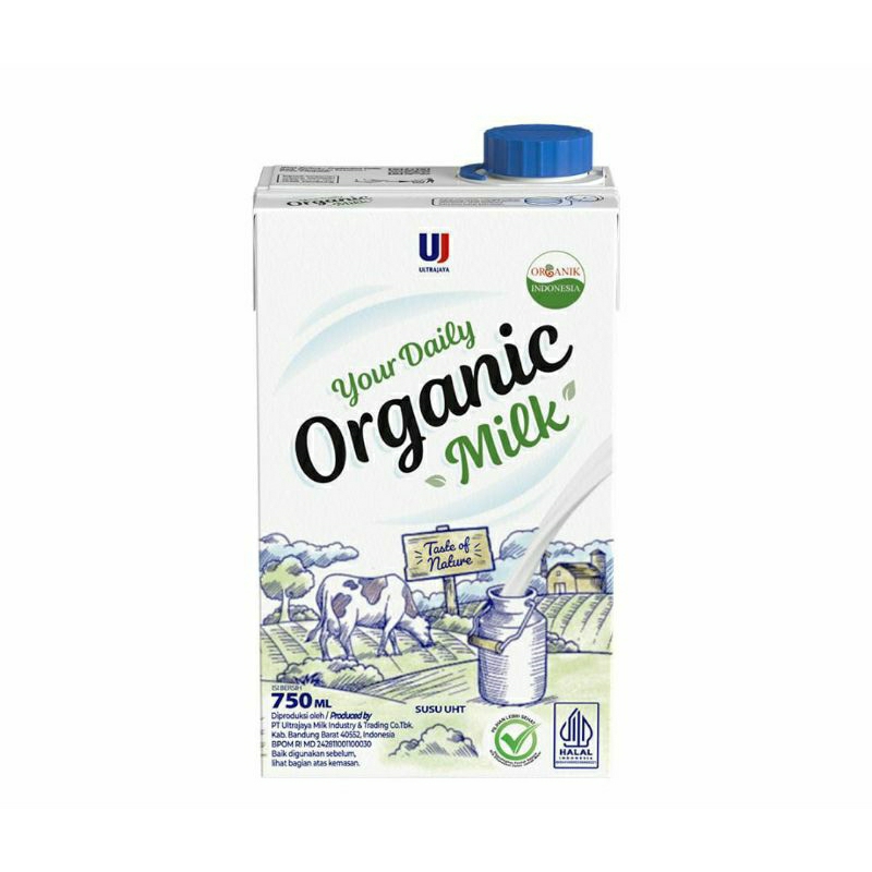 

BARU! Ultra Milk Susu UHT Organik Kotak 750 ml
