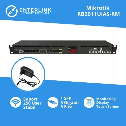 MikroTik Routerbord RB2011UiAS-RM RB2011 UiAS RM