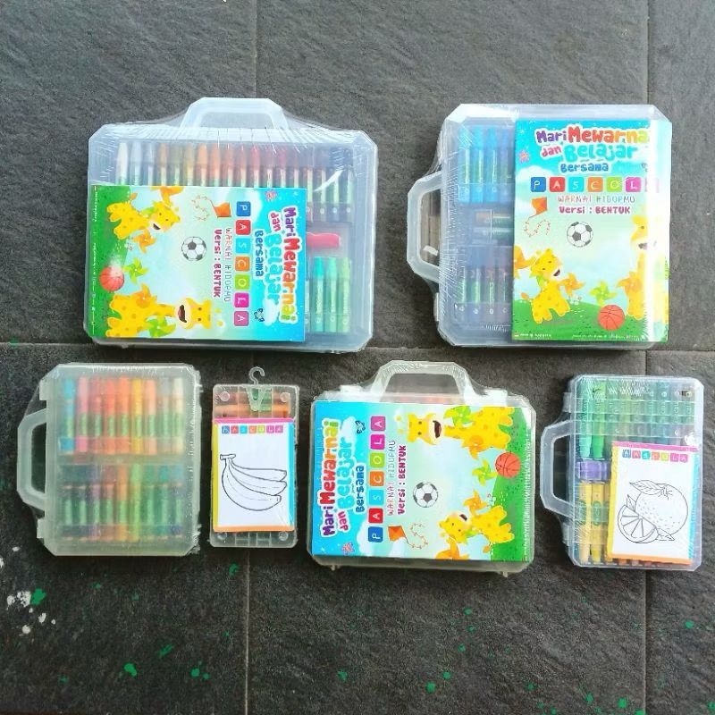 

Crayon Oil Pastel Pascola 12, 18, 24 Warna ( Set ) [ Original ]