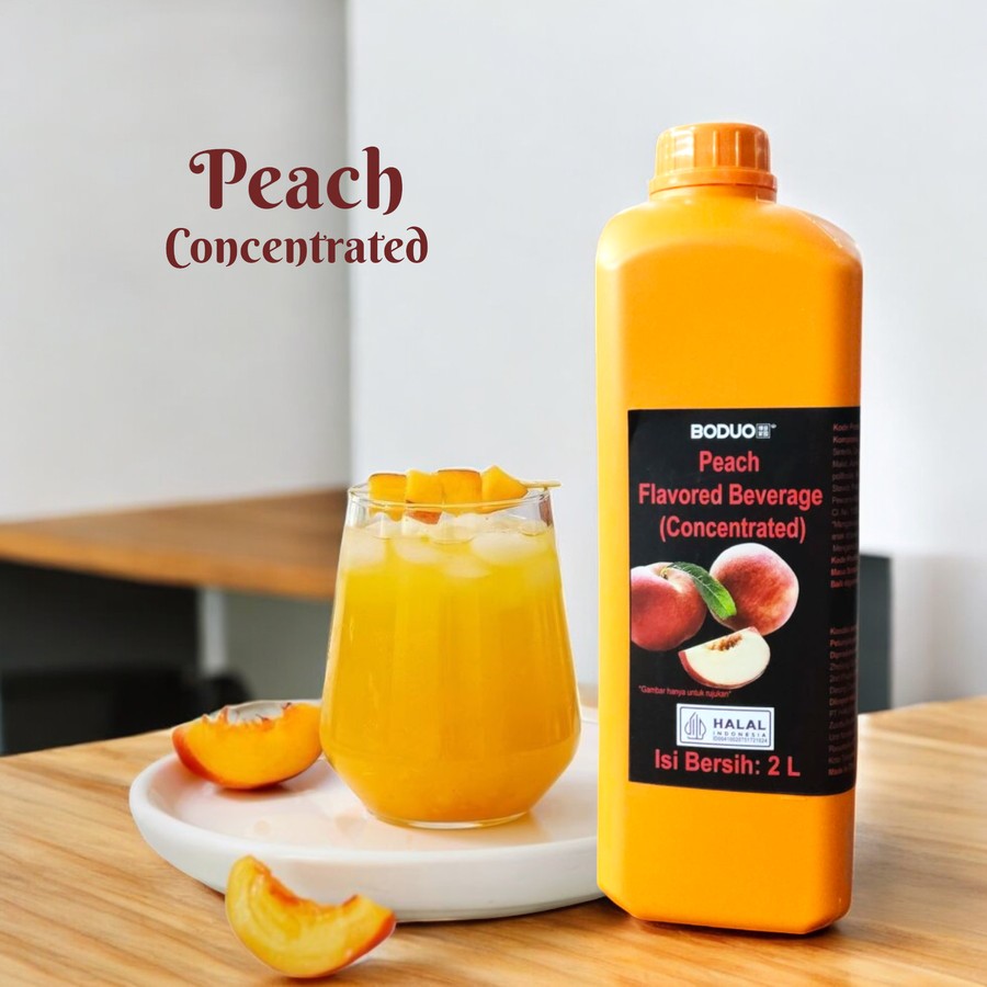 

Boduo Peach Flavored Beverage Concentrated Sirup 2 liter