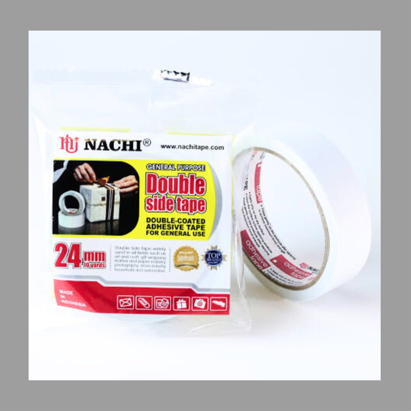 

Nachi Doubel Tape / Dobel Tep / Double Tape 1/2 Inch / 1 Inch / 2 Inch