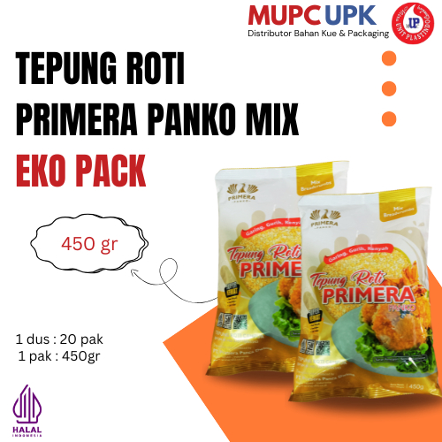 

Tepung Roti Primera Panko Mix Eko Pack / Primera Panko Eko Pack / Tepung Roti Primera Panko 450gr