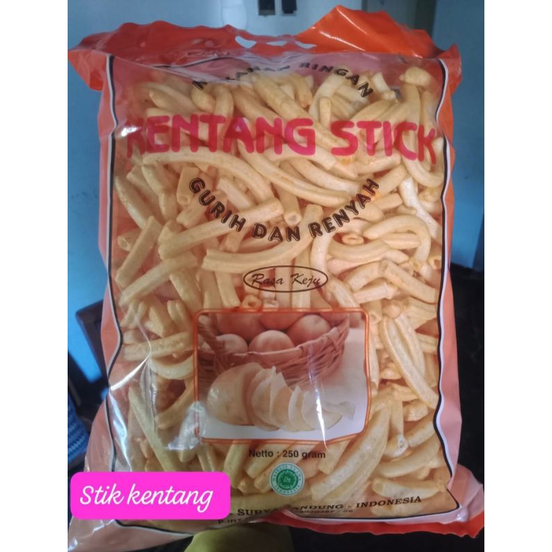 

Keripik kentang Stik gurih renyah empuk 250gram