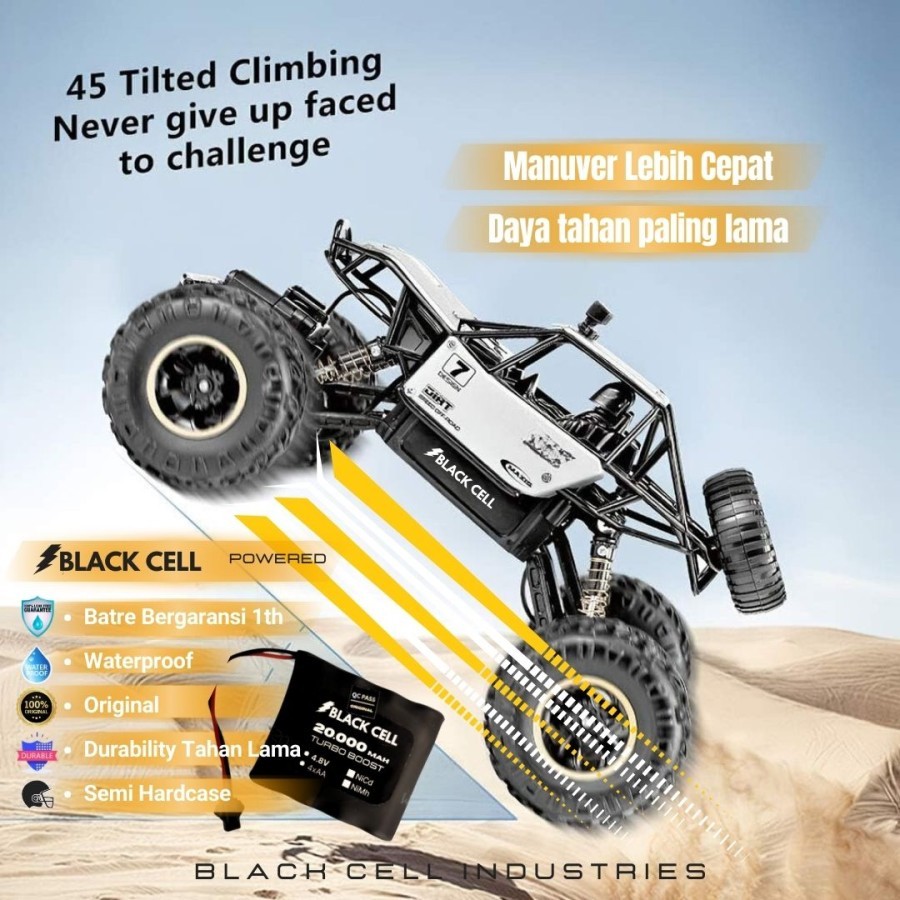 ARIVINDO RC JPRE Jeep Offroad 4WD Metal 1:16 Rock Crawler Waterproof Racing Shuangfeng