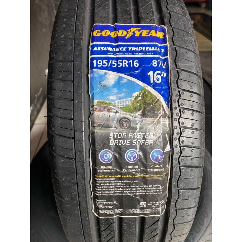 Ban Goodyear Triplemax 195/55 R16