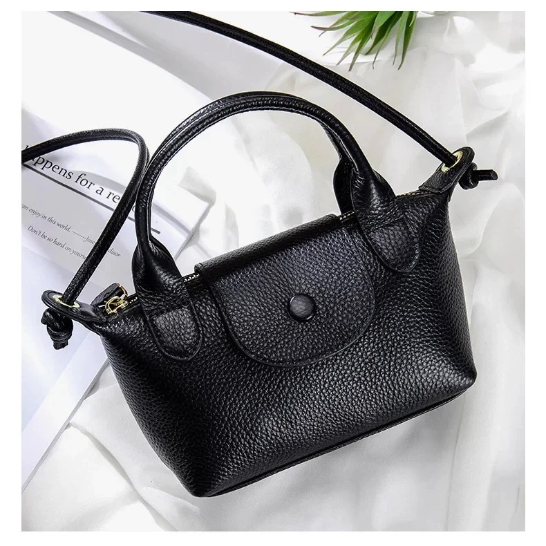 Tas selempang wanita mini kulit asli sapi