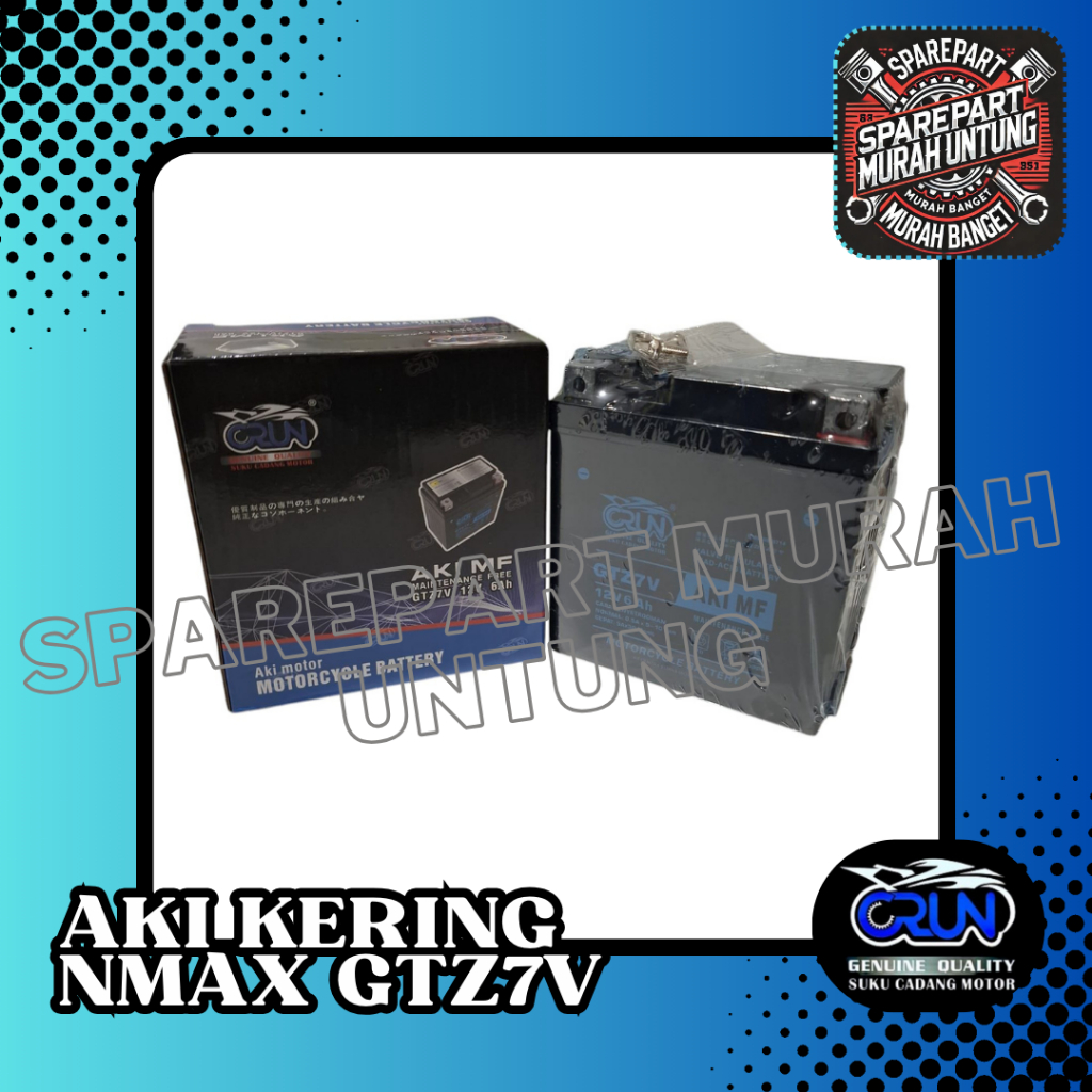 AKI KERING ACCU FULL KERING NMAX 155 LAMA OLD KARBU GTZ7V ORIGINAL CRUN