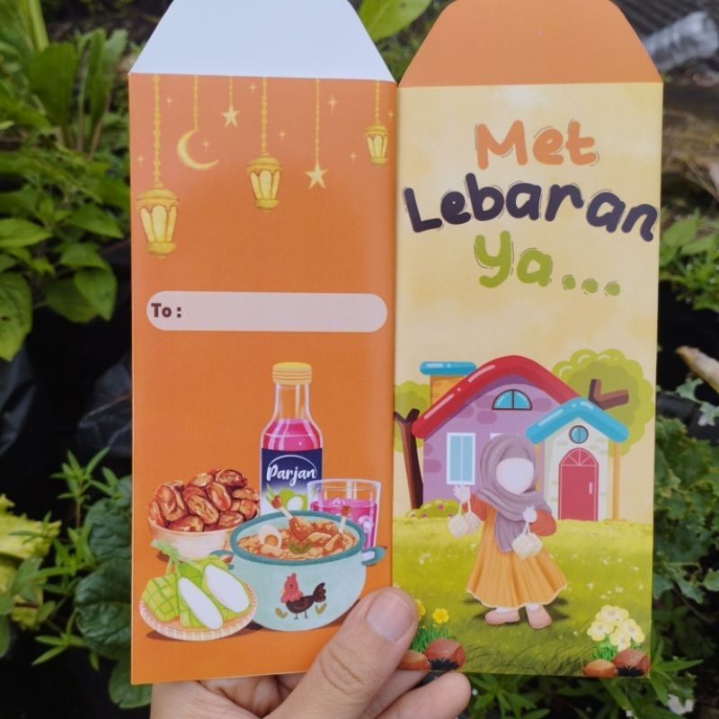 

Amplop Lebaran 2025 | Amplop Idul Fitri 2025 | Amplop panjang desain lucu | amplop murah glossy 10 pcs/pack