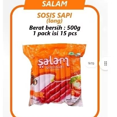 

SOSIS SAPI SALAM 500gr