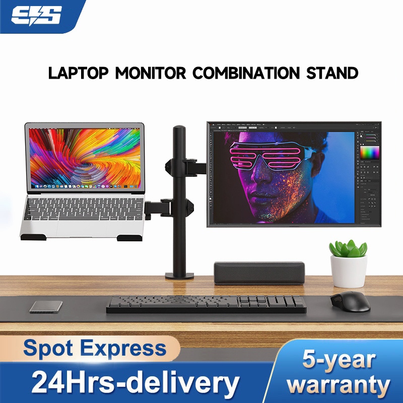 Bracket Monitor 17-32" Monitor Stand adjustable Monitor PC Bracket Monitor Dual Arm VESA Table Mount