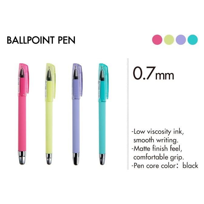 

BALL POINT PEN 0.7MM – BANTEX BG6103 NEOMU ASST CLR