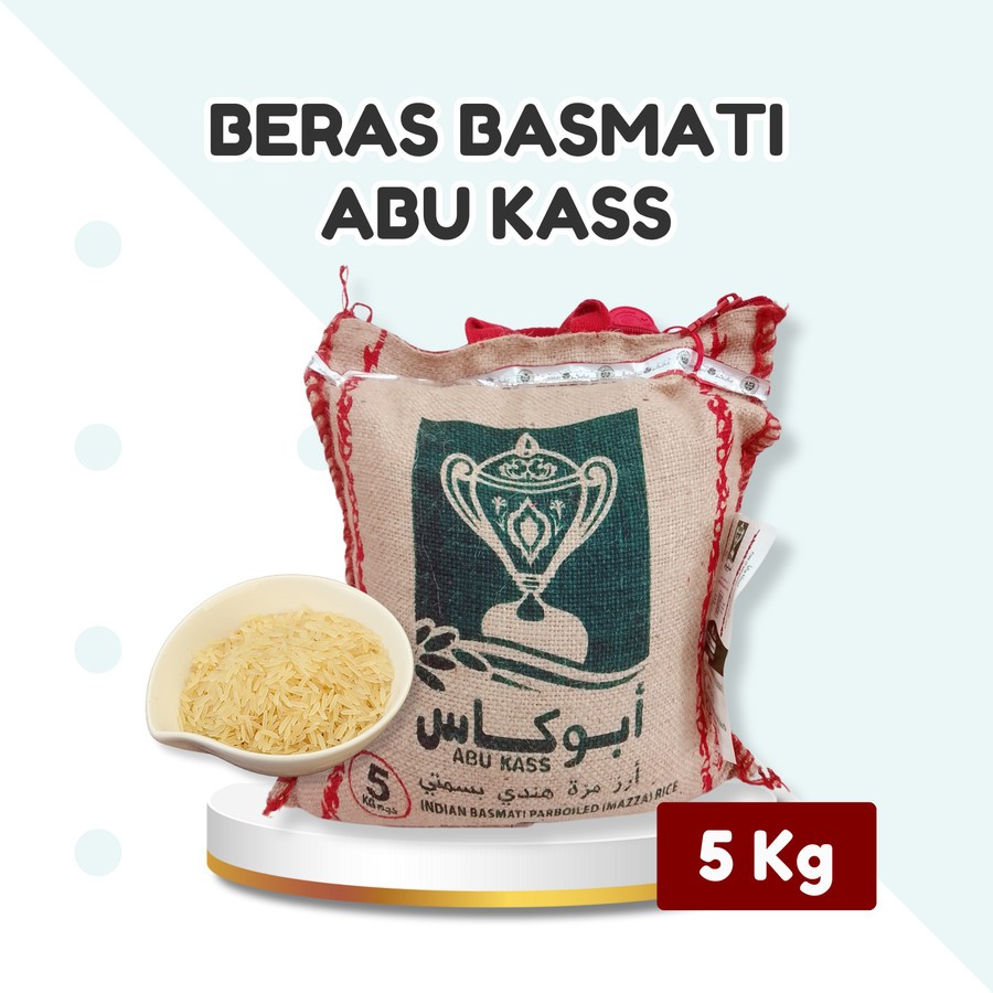 

Beras Basmati Abu Kass 5 kg | Abu Kas | Nasi Arab Asli | Nasi Kebuli Termurah