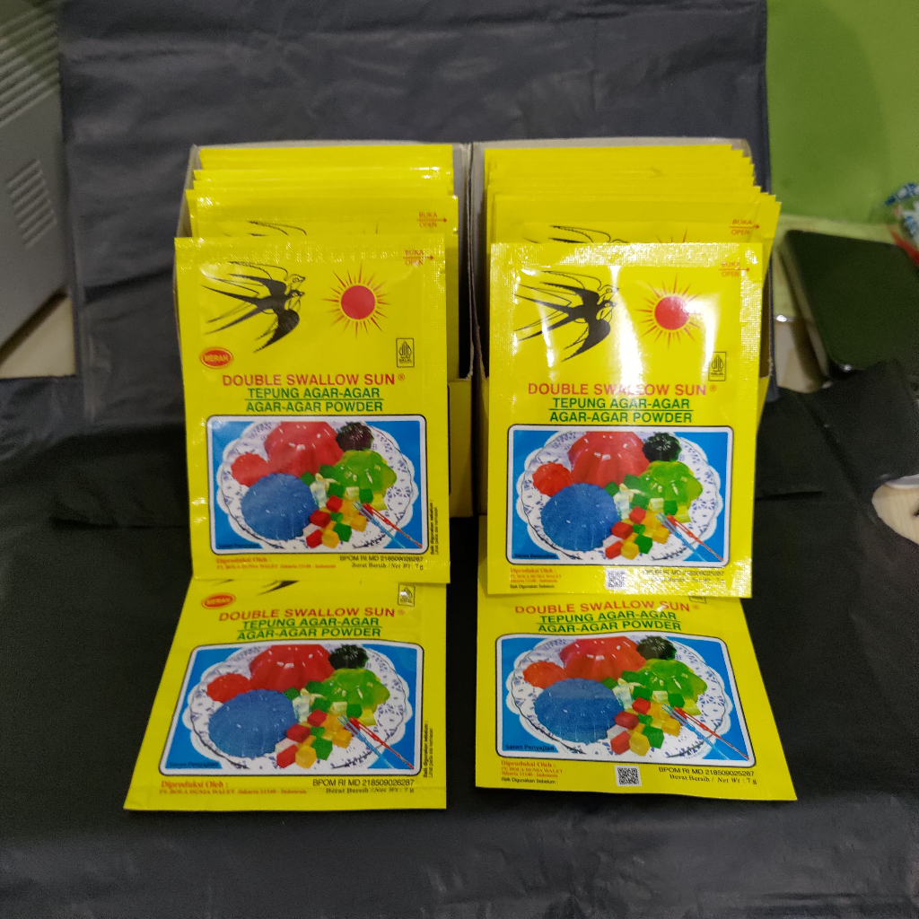 

Agar Agar Swallow Sachet 7g Tepung Agar Agar