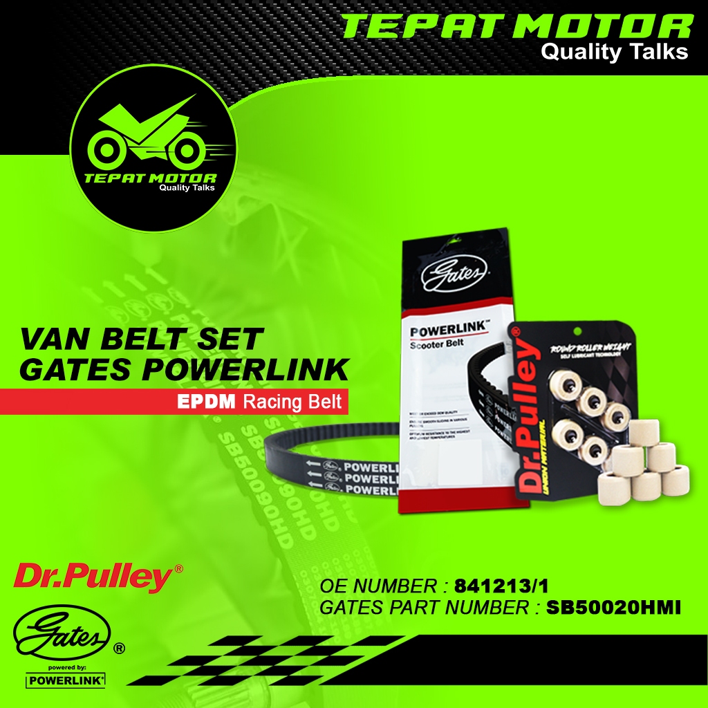 VANBELT ROLLER VANBELT SET ASSY PIAGGIO VESPA S 150 2V / LX 150 2V / LX 125 2V  841213/1 8gr ASLI OR