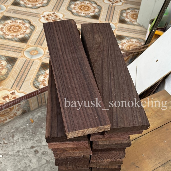 Jual kayu sonokeling papan dan balok, ukuran custom