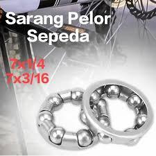 pelor gotri sarang roda depan sepeda 2 pcs /bearing roda depan sepeda