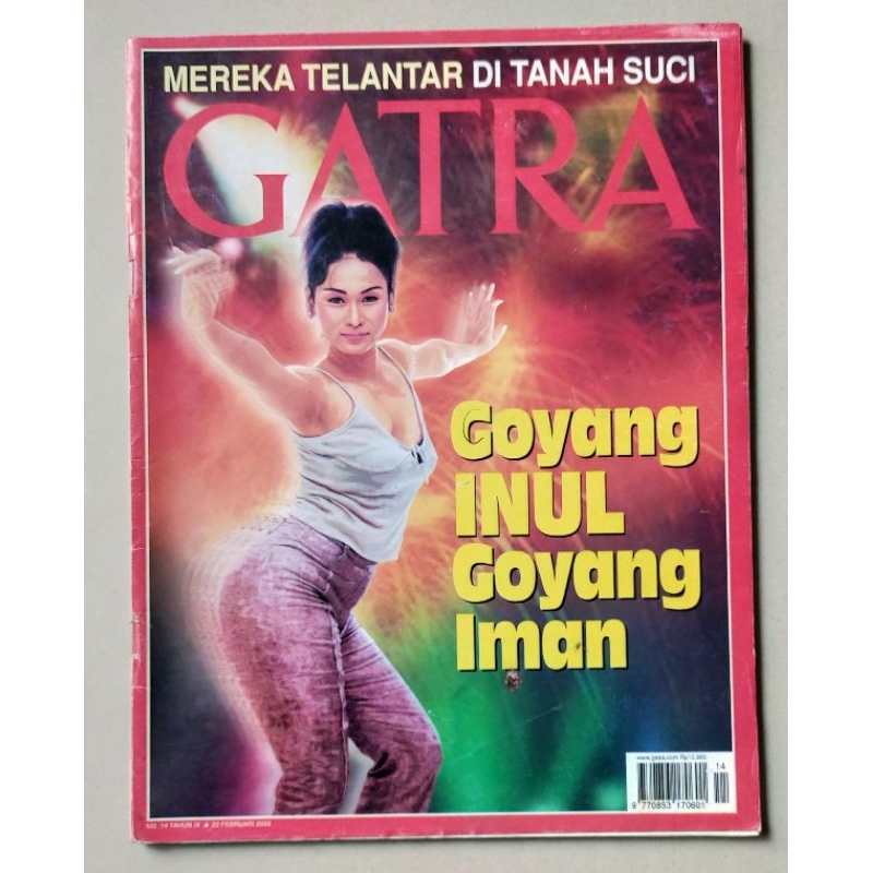 Majalah Gatra 22 Februari 2003 : Cover Inul Daratista - Ken Conboy penulis buku Kopassus