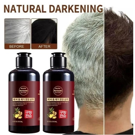 Sampo Shampoo Penghitam Rambut Uban Menghitamkan Rambut Beruban Shampo Penghitam Rambut Uban Permane