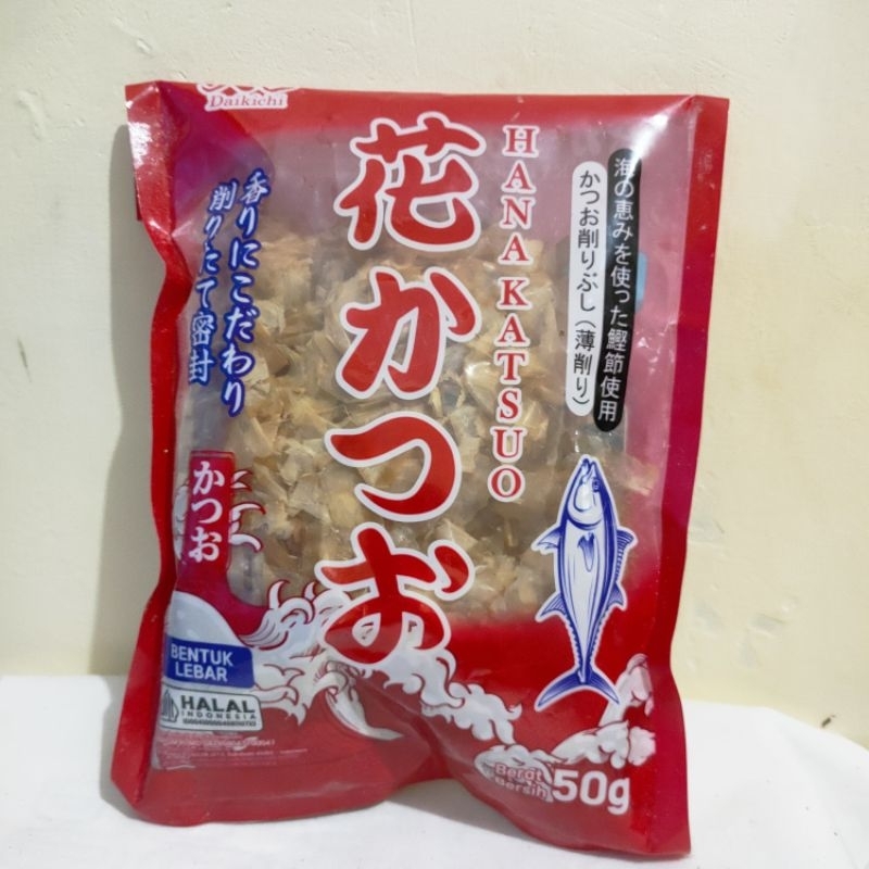 

Hanakatsuo Daikichi 50gram | Kulit Ikan Cakalang Takoyaki 50gram