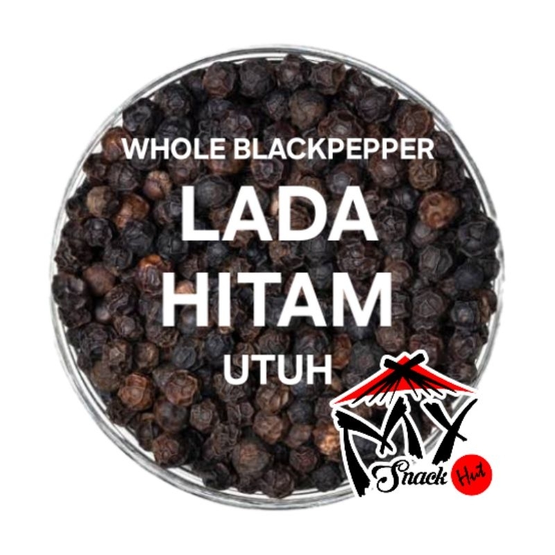 

LADA HITAM UTUH 250GR MERICA WHOLE BLACK PEPPERCORN MERICO PEPPERCORN IRENG HEIHUJIAO BULAT BIJI