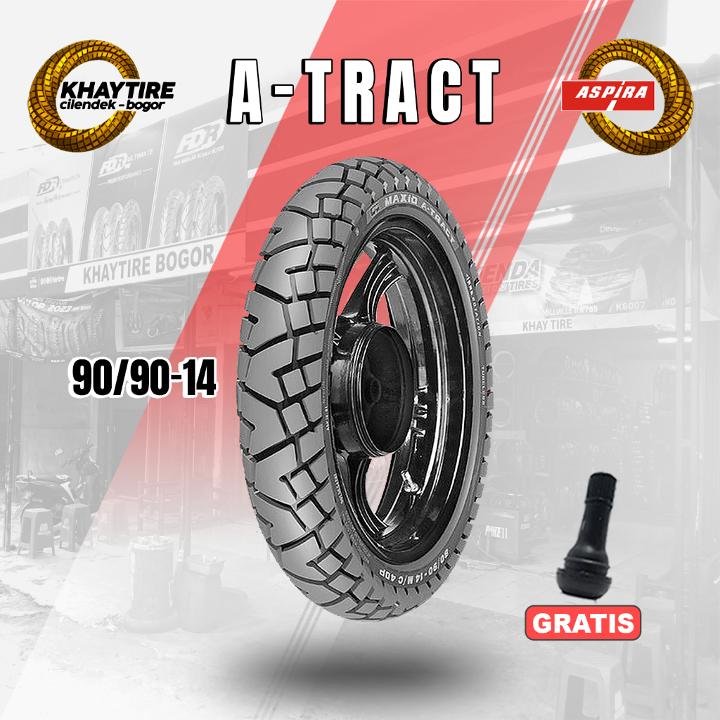 Ban Motor Matic ASPIRA MAXIO ATRACT Ring 14 Tubeless