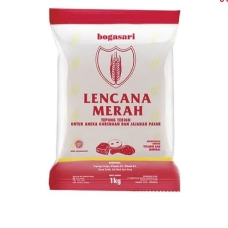 

Tepung Terigu Lencana Merah kemasan 1kg