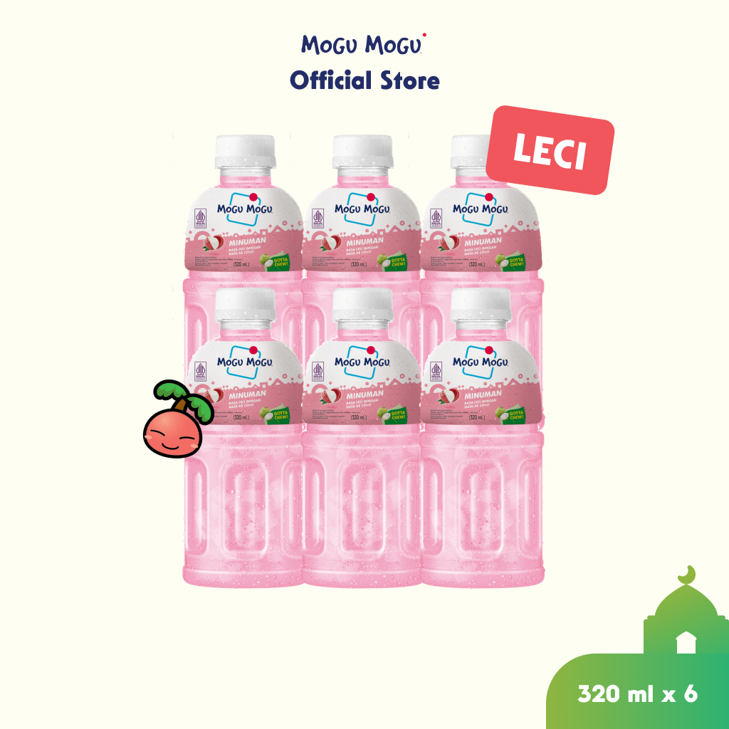 

Mogu Mogu Lychee 320ml ( minimal pembelian 6 btl )