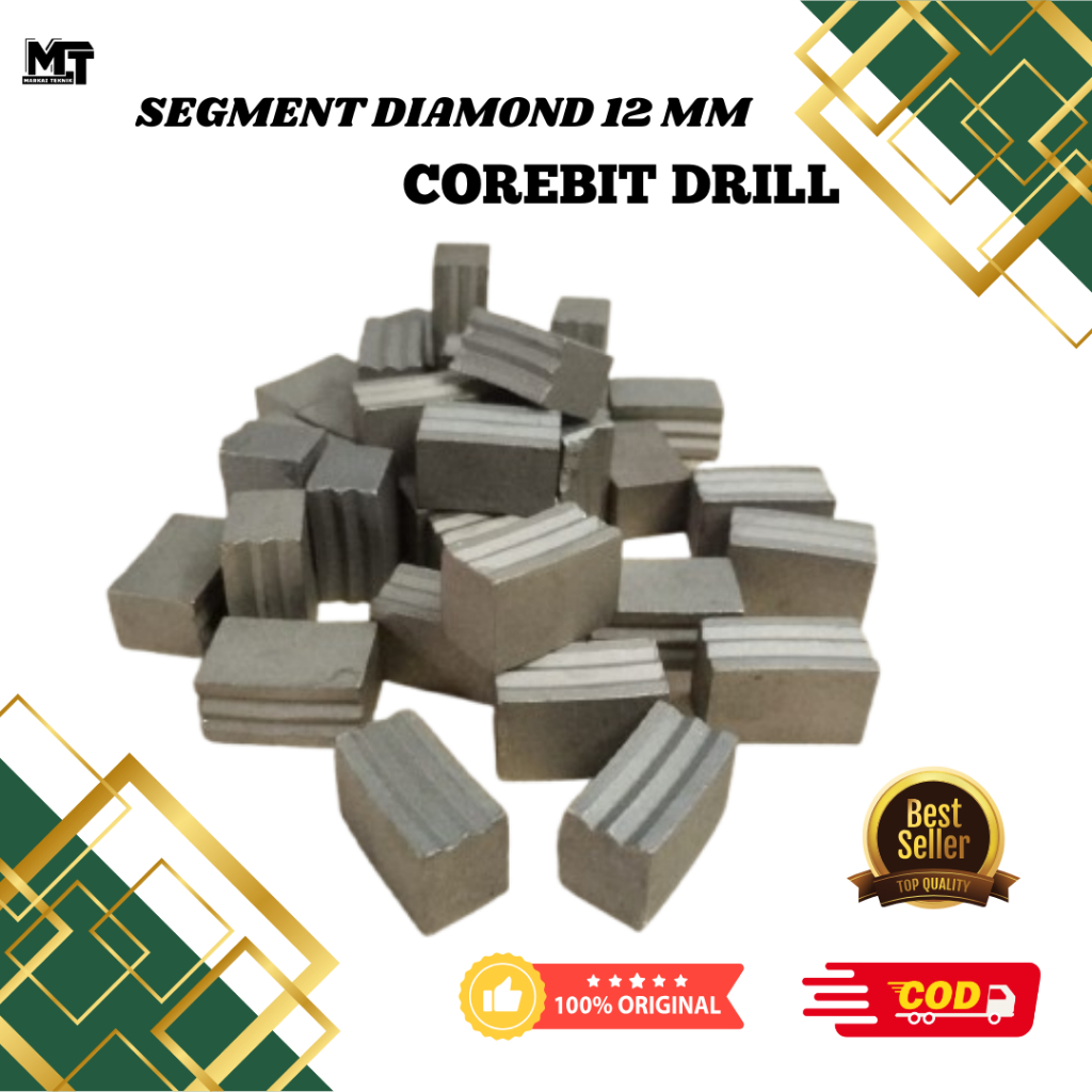 core bit segment / core bit segment tembus batu/mata bor penghancut batu keras