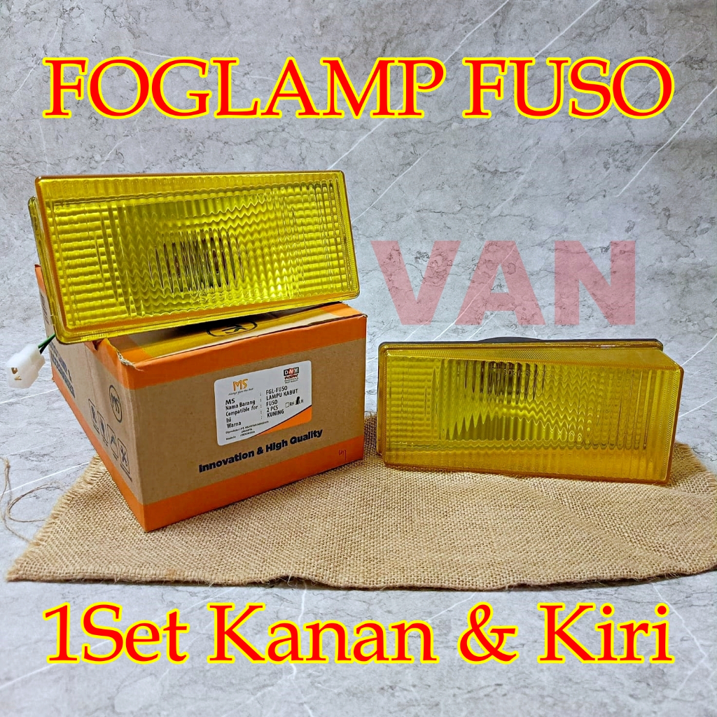 LAMPU KABUT FUSO FIGHTER - FOGLAMP FUSO - LAMPU BEMPER/BEMPER FUSO 1SET KANAN & KIRI
