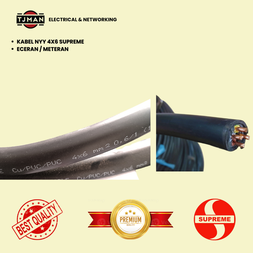 Kabel NYY 4X6 SUPREME / Kabel Tufur 4 x 6