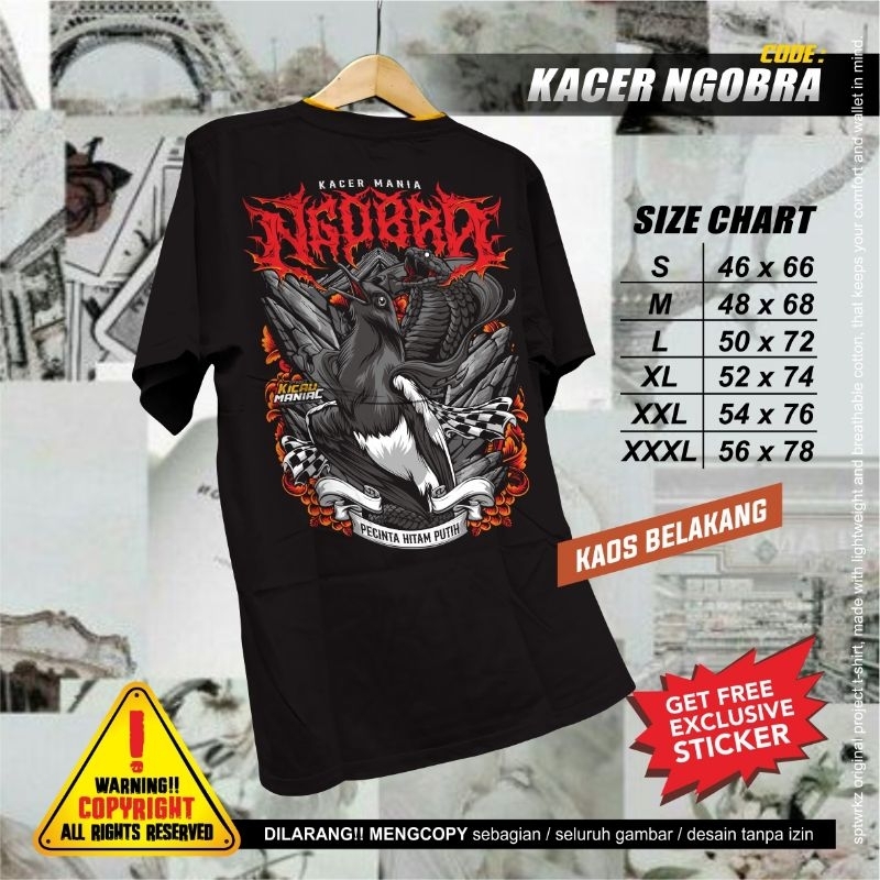 KAOS BURUNG KACER/KACER NGOBRA