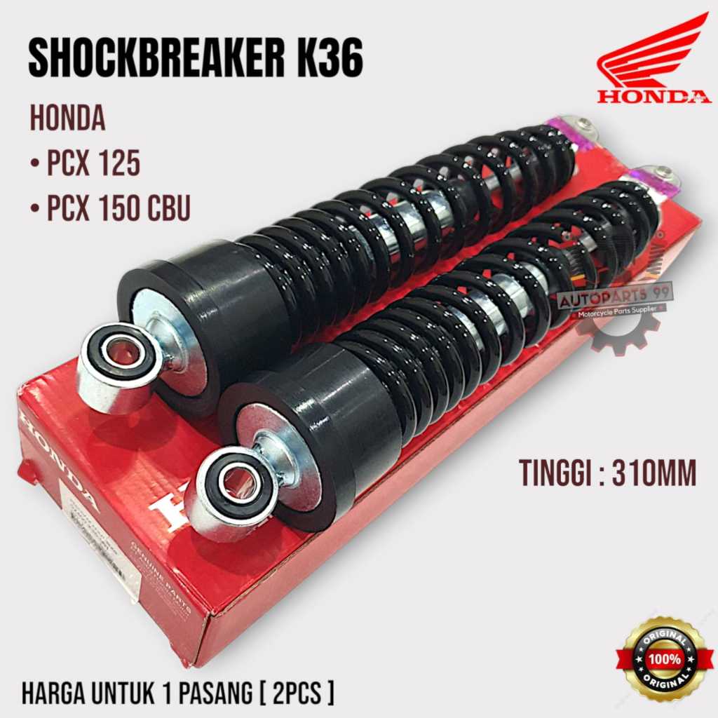 Shockbreaker Belakang Honda PCX 125 PCX 150 CBU Original Shock Belakang K36