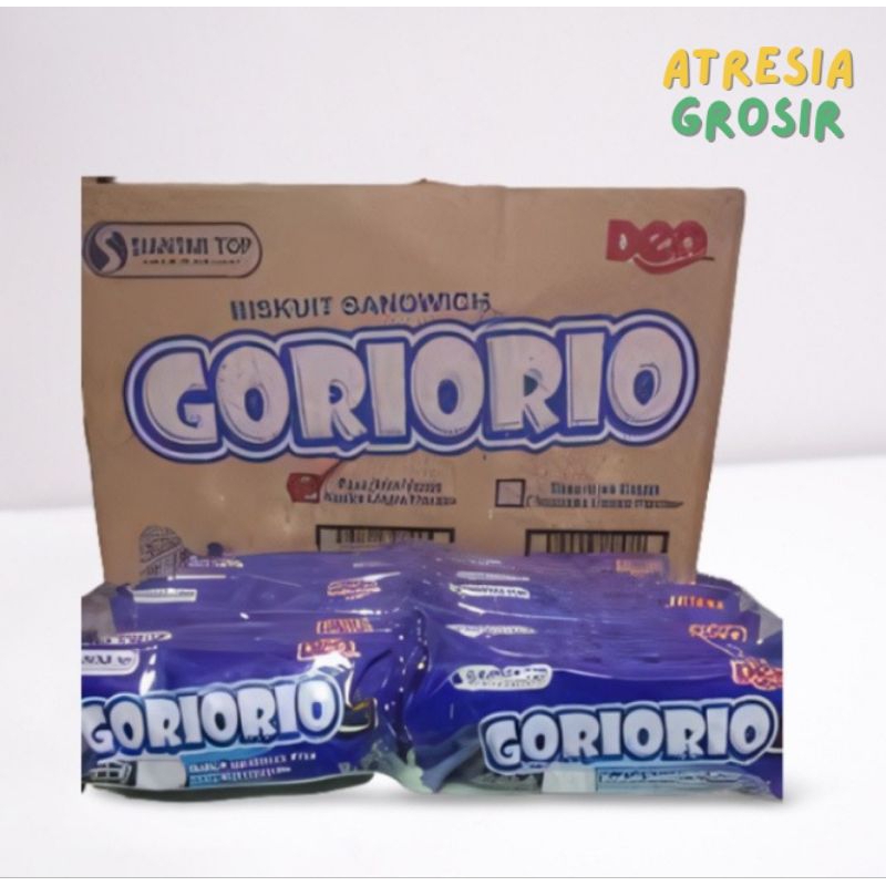 

Gorio Rio Biskuit Sandwich Krim 1pack Isi 20pcs