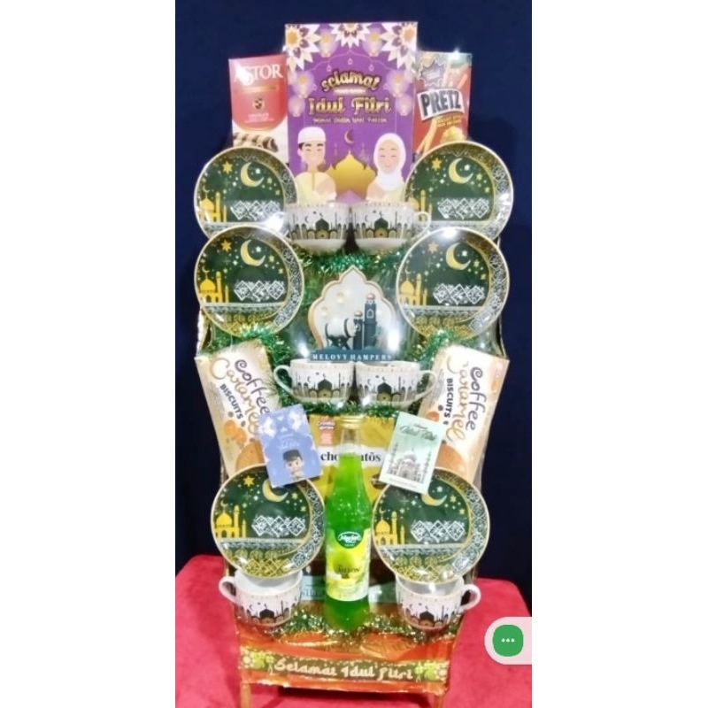 

Parcel Lebaran Teaset Snacks Sirup Idul Fitri Hampers Kado Gift Set