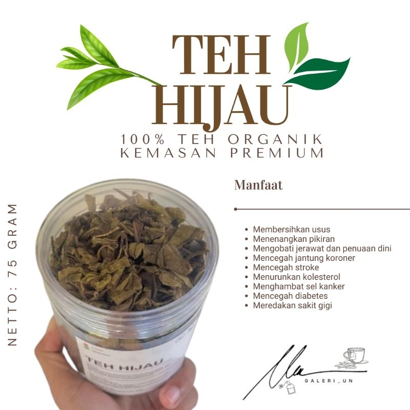 

TEH HIJAU TOPLES UNTUK 40 KALI KONSUMSI