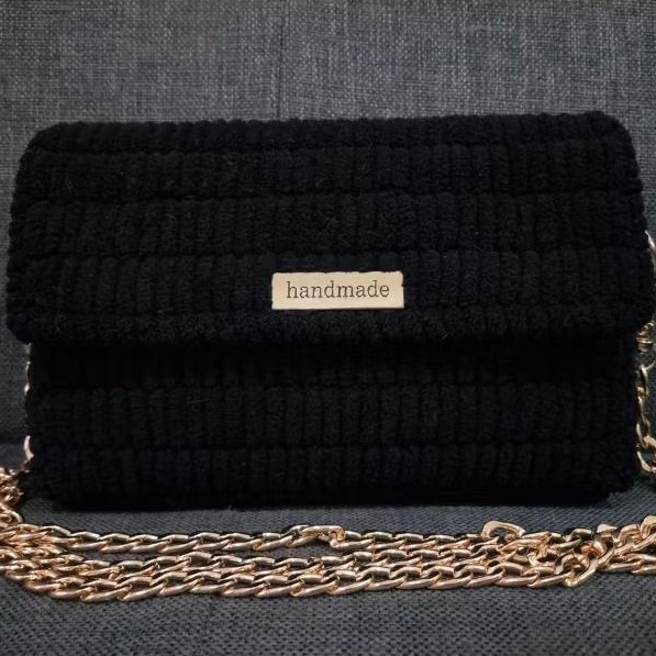 plastik canvas bag (black)
