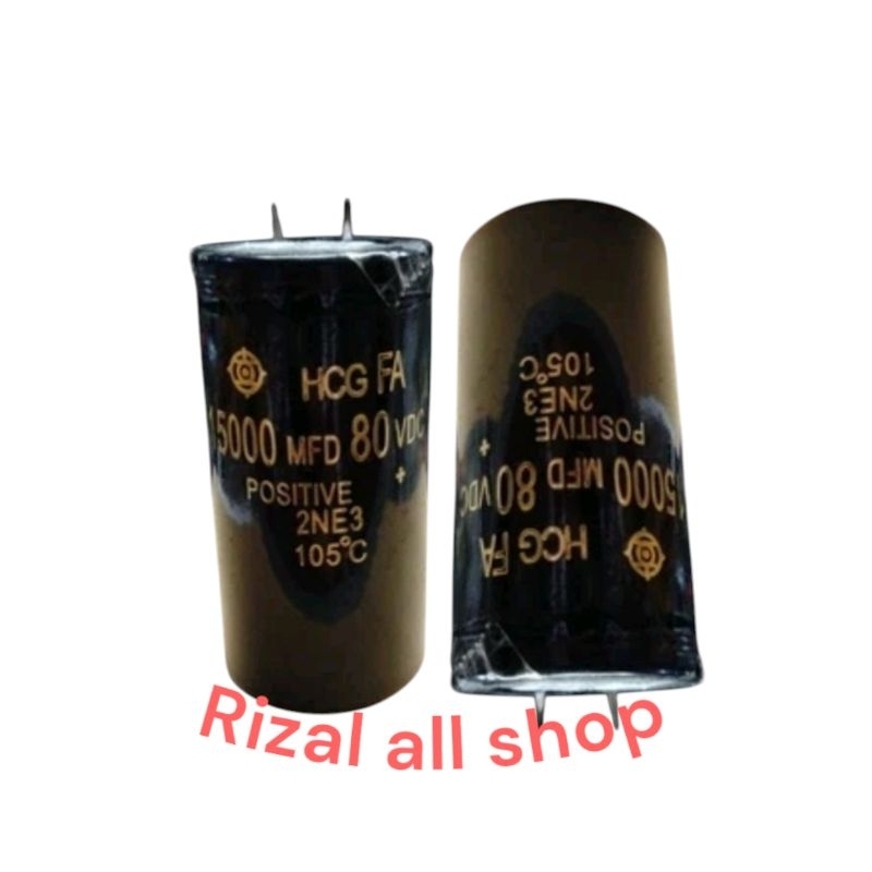 Elco 15000uf 80v HCG kapasitor