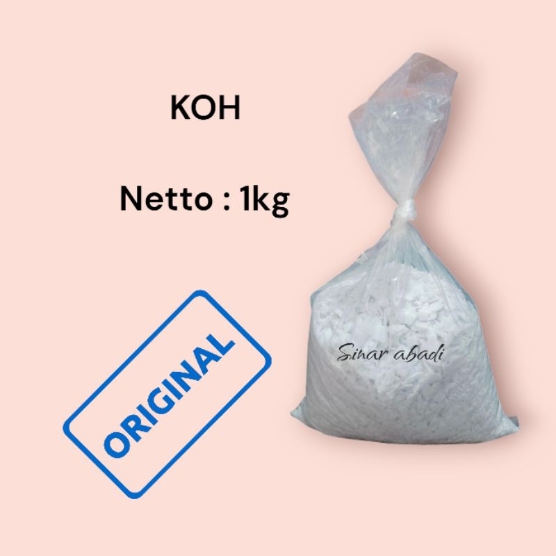 KOH @1kg (bukan racun ikan)