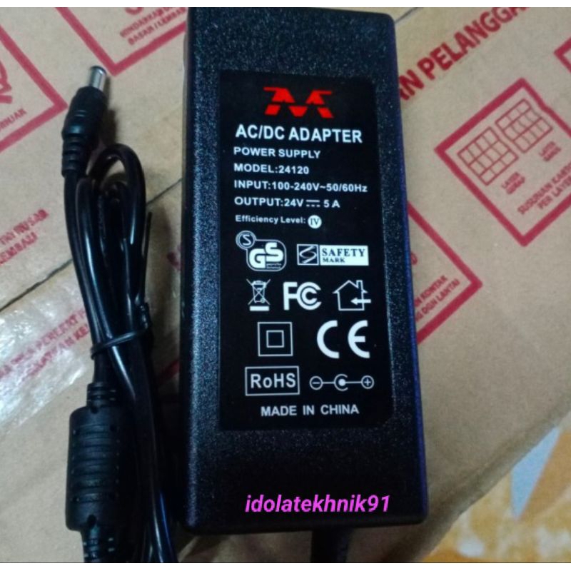 Adaptor 24volt 5 Amper