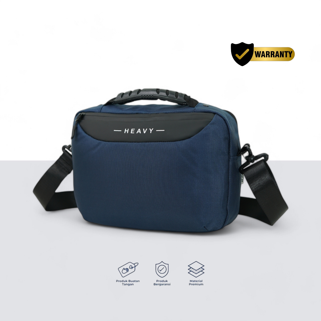 Heavy Tas Selempang Slingbag Pria Premium Bag Tas Kerja Tenteng Buku Tablet iPad