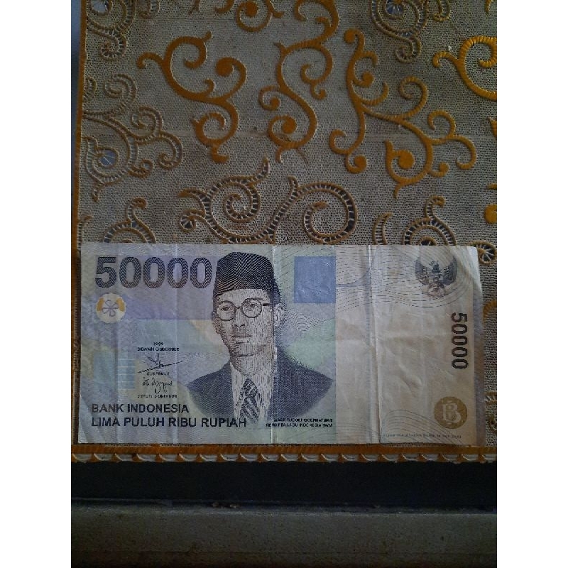 Uang 50 ribu Rupiah Tahun 1999