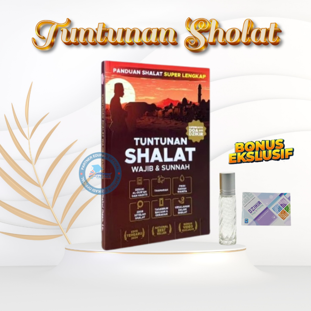 Buku Tuntunan Shalat Wajib & Sunnah Original Ust Adi Hidayat Free Parfum dan Dzikir Pagi Petang