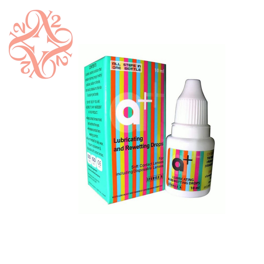 Lensza | Tetes Mata A+ by Exoticon  | A+ Lens Drop by X2  | Cairan Softlens A+ 10ml