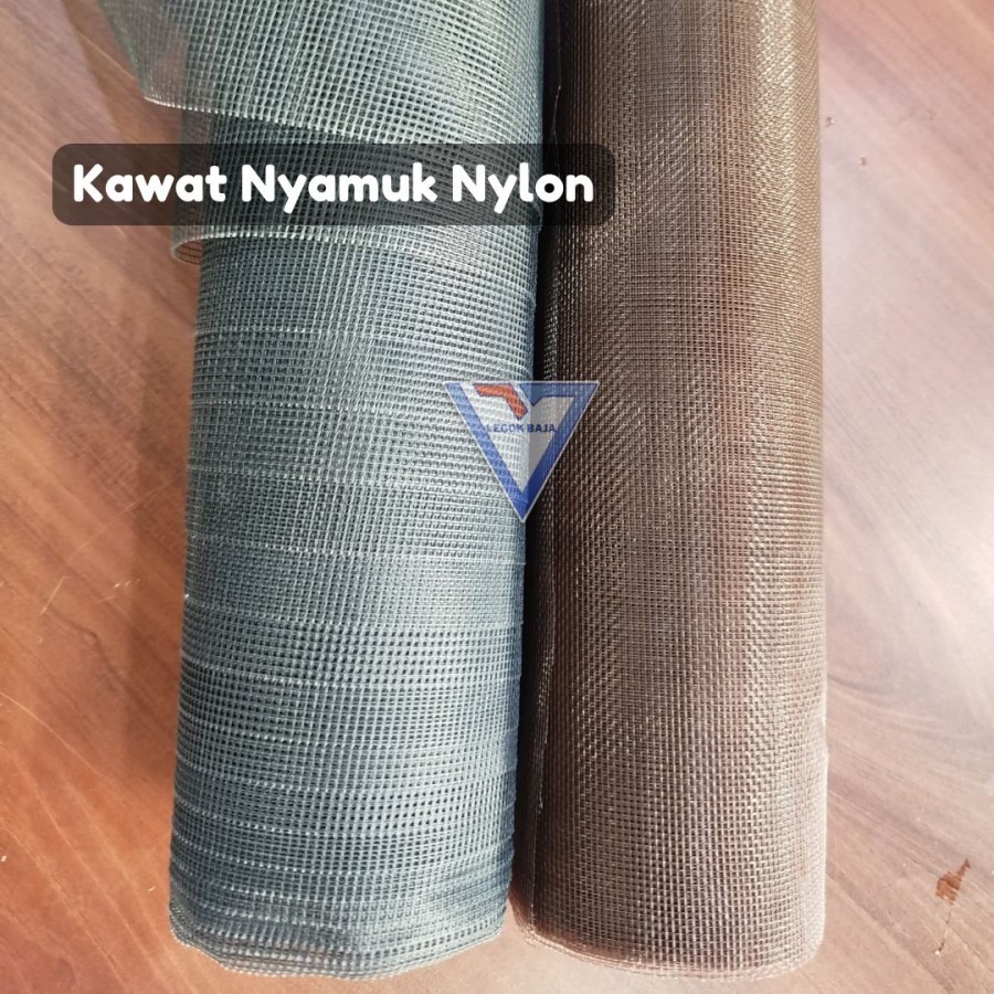 Kawat Nyamuk / Kain Kasa Nyamuk / Nilon Nylon Per Meter - Hitam