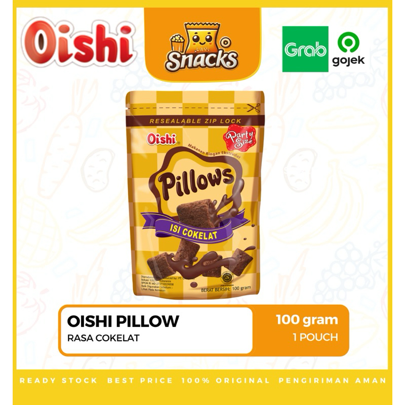 

Lav.snacks oishi pillows coklat oishi pillow rasa chocolate