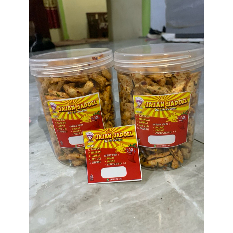 

Basreng kemasan toples 350 gr